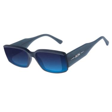 Imagem de Chilli Beans Óculos de Sol Alok Nature Tech Quadrado Narrow - Azul