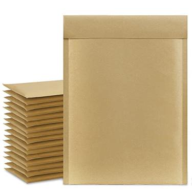 Imagem de Envelopes acolchoados com vedação automática da UCGOU Natural Kraft Bubble Mailers, 6x10 Inch