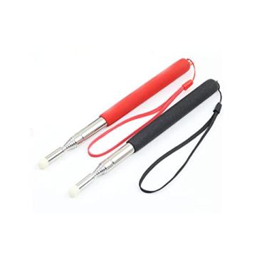 Imagem de Ponteiro de professores telescópico com cordão portátil retrátil de apresentação eletrônica de quadro de aula para professores, estende até 101,6 cm