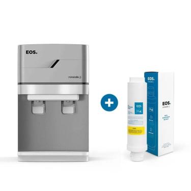 Imagem de Kit 1 ano EOS - Purificador de Água EOS Mineralle EPC01S 110V + Filtro Refil EFP01 Prata
