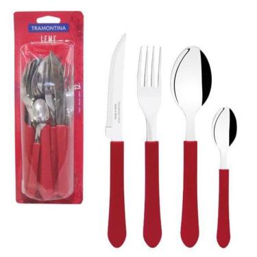 Imagem de Conjunto De Talheres / Faqueiro De Inox Com 12 Pecas
