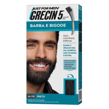 Imagem de Coloração Para Barba E Bigode Grecin 5 - Preto
