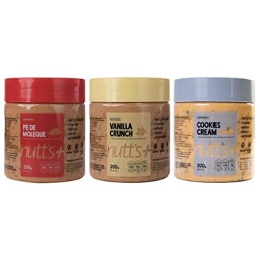 Imagem de Pasta de Amendoim Gourmet 3x 200g Nutts Mais - Crocantes