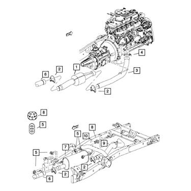 Imagem de Mopar 52121285AA ESCAPE DE GRAMPO