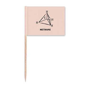 Imagem de Marcadores de palito de metano de química estrutural para decoração de festa