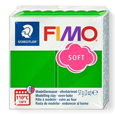 Imagem de STAEDTLER Massa de Modelar Profissional FIMO Soft 57g (1 Unidade) Verde Tropical - 8020-53 - Argila Polímera Para Biscuit que Endurece no Forno – Ideal para Artesanato, Miniaturas e Bijuterias