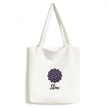 Imagem de Paint Point Bolsa de lona abstrata Plantas Ar bolsa de compras bolsa casual