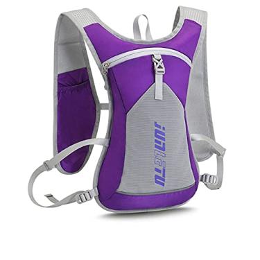 Imagem de Mochila de hidratação para corrida em trilha, mochila de corrida, mochila de ciclismo, maratona portátil, ultraleve para caminhadas 5L