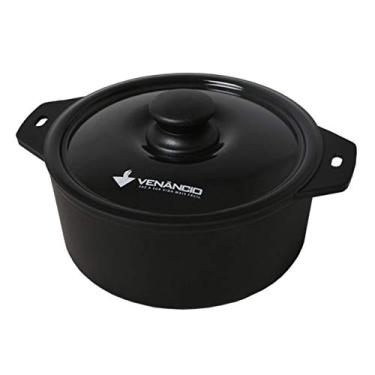 Imagem de Panela Ferro Fundido com Tampa Esmaltada Preto Venâncio PFV280TPR