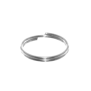 Imagem de Chaveiros divididos em metal com corda da costa oeste para organização de casa ou escritório – opções de tamanho – usos – Pacotes com 5, 10, 25, 50 e 100, 12mm, 10 Pack