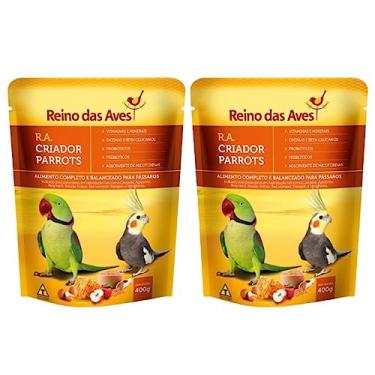 Imagem de Kit Com 2 Farinhadas RA Criador Parrots Para Calopsitas Agapornis Periquitos Ring Neck - Reino das Aves