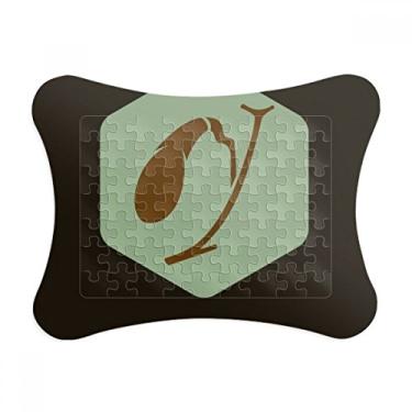 Imagem de Moldura de quebra-cabeça da vesícula biliar com órgãos corporais, ornamento de quebra-cabeça