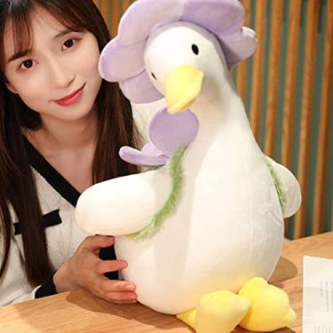 Imagem de Brinquedo de Pelúcia de Pato Pequeno, Boneca de Pelúcia de Pato Macio de Boa Resiliência, Macio e Confortável para Estudo (Roxo)