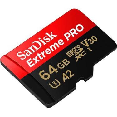 Imagem de Cartão Memória Sandisk Extreme Pro Micro Sdxc 64Gb 170Mbs A2
