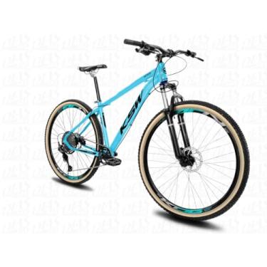 Imagem de Bicicleta Aro 29 KSW XLT100 12 Velocidades Freio Hidráulico,21,Azul Preto