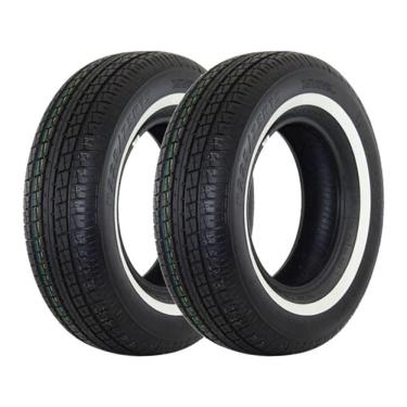 Imagem de Kit 2 Pneus Aplus Aro 15 235/75R15 A868 Faixa Branca 105S