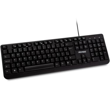 Imagem de Kit Teclado e Mouse Maxprint Essential USB 2.0 1,3 Metros 6013136  100 DPI - Preto