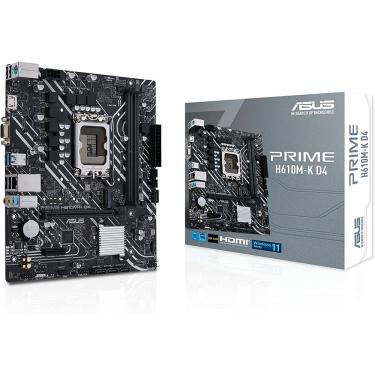 Imagem de Placa Mãe Asus PRIME H610M-K D4 mATX LGA 1700 DDR4 HDMI VGA M.2 USB 3.2 - 90MB1A10-M0EAY0
