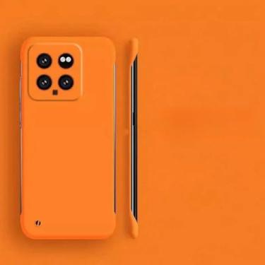 Imagem de Capa de telefone sem moldura para Xiaomi 14 13 12 12S 11T 11 10T 10 Pro Ultra 11 Lite Ultra Slim Hard PC Cases para Xiaomi 14 Pro Capa, laranja, para mi 10T, 10T Pro