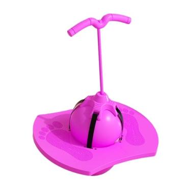Imagem de Amagogo Pogo Ball com alça, bola quicando para crianças, Pogo Stick Jump Jump Board para playground doméstico, ROSA