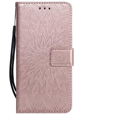 Imagem de Capa de telefone com alça de couro da moda Capa de carteira para Samsung Galaxy J5 J7 2016 J510 J710 J2 Core J4 Prime J6 Plus J8 Pro 2018 Flip PU, G7, Rose Gold, para Samsung J6 Plus 2018