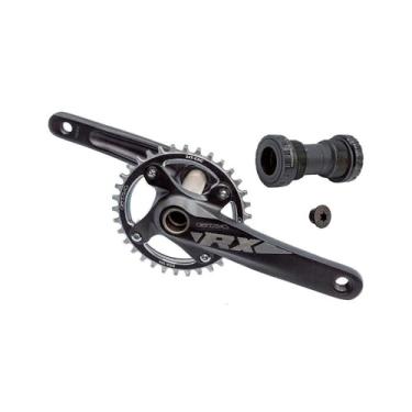 Imagem de Pedivela com Engrenagem Single Coroa 34d Integrado GTA Hollowtech 34,7mm compatível com 68 mm a 73 mm