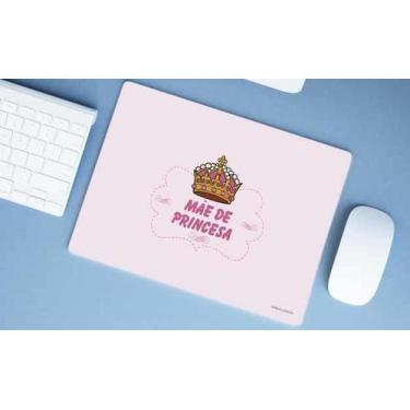 Imagem de Mouse Pad Grande Aniversário Mãe de Princesa - Deluzz