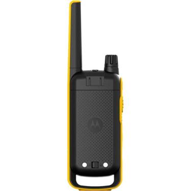 Imagem de Walkie Talkie Talkie Motorola T470 - 56 KM - 18 Canais - Preto e Amare