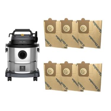 Imagem de Filtro Saco Descartável Aspirador Pó Electrolux Gt12i Gt20i, Kit com 6