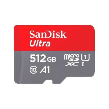 Imagem de Cartão Micro SD SanDisk Ultra 512GB, Com Adaptador 150MB/s - SDSQUAC-5