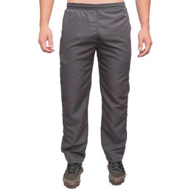 Imagem de Calça Masculina Tactel Plus Size Tamanho Extra Grande Especial 3 Bolso