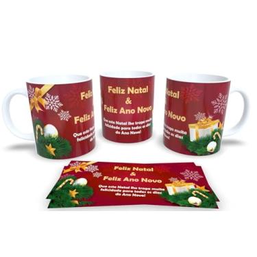 Imagem de Canecas de Porcelana Branca Personalizadas Natal 9 (Mod.178)