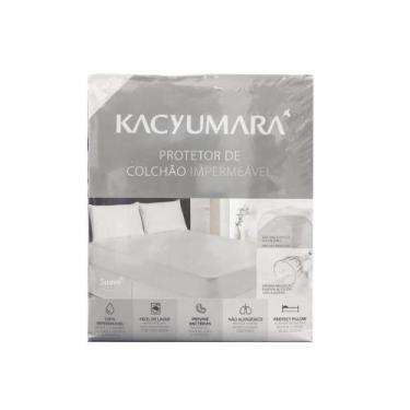 Imagem de Protetor Colchão Impermeável Malha Solteiro Plus - Kacyumara, Branca, 