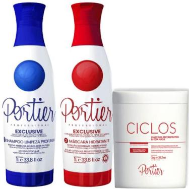 Imagem de Progressiva Portier Exclusive 1 Litro + Ciclos B-Tox Mask 1Kg Original