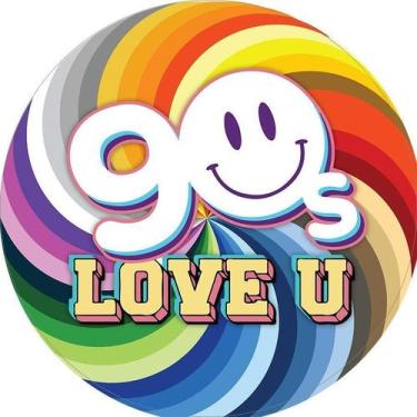 Imagem de Painel Redondo 3D Sublimado Anos 60, 80 E 90 Frd-6077 - Felicitá