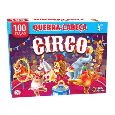 Imagem de Quebra cabeca o circo 100 pcs - PAIS & FILHOS