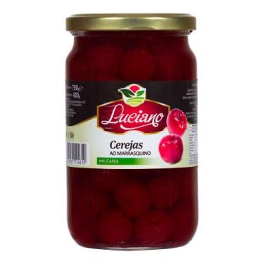 Imagem de Cereja Ao Marasquino Sem Cabo Luciano 420g