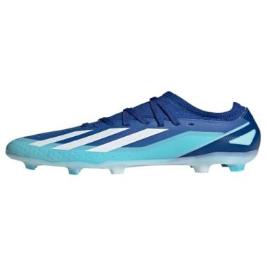 Imagem de adidas Chuteira de futebol juvenil X Crazyfast.3 FG, Azul royal/branco/vermelho solar, 11.5 Little Kid