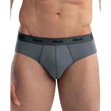 Imagem de Cueca Slip Mash 010.04U Algodão, Cinza, G