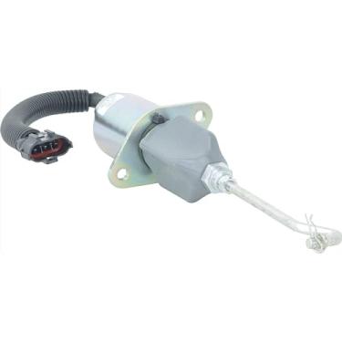 Imagem de DB Electrical Solenoide de desligamento FSS0063 compatível com/substituição para terminais 12V 3 J&N: 240-22033, Syncro-Start: SA3999-12