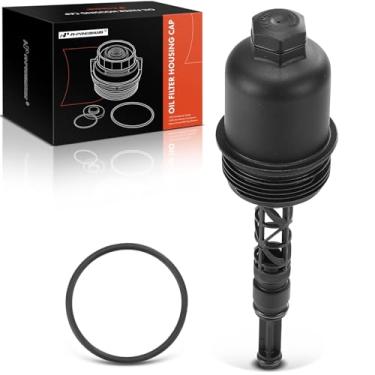 Imagem de A-Premium Tampa da caixa do filtro de óleo compatível com Mercedes-Benz W203 S203 Series C230 2003-2005 1.8L com O-Ring