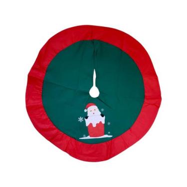 Imagem de Saia Árvore De Natal 80cm Feltro Tapete Decorativo Natalino - MultiA, 