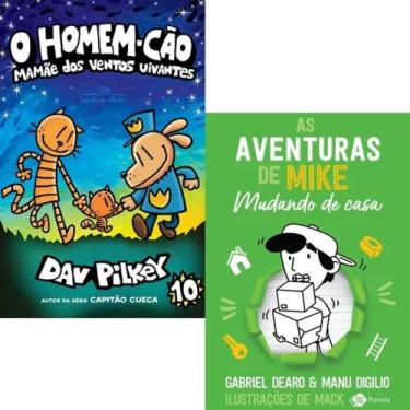 Imagem de Kit Livros lançamentos Homem-cão 10 + As Aventuras De Mike 3: Mudando 