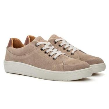 Imagem de Sapatenis Feminino Vannees Areia/confort Taupe Samello-Feminino