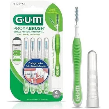 Imagem de Escova Interdental Proxa Brush 1.1 Fina Verde C/4 Gum