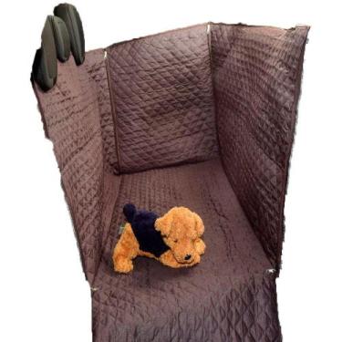 Imagem de Protetor Banco Traseiro Plus Impermeável Marrom - ComfortPet