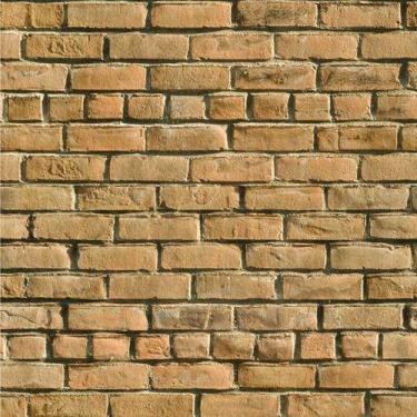 Imagem de Papel De Parede Tijolinho Amarelado Envelhecido - 1,50x0,50m - DEKAL D