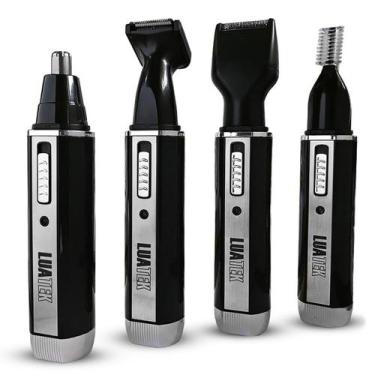 Imagem de Aparador 4 Em 1 De Barba Bigode Nariz Buço E Sobrancelha 110v - LUATEK