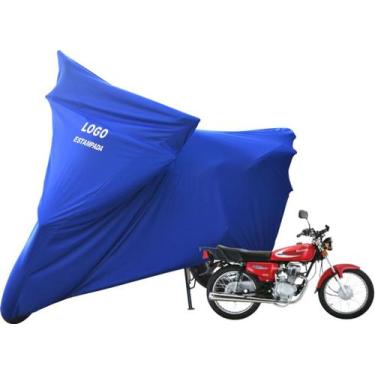 Imagem de Capa Protetora Para Cobrir Moto Kasinski Way Sob Medidas - Mz, Azul