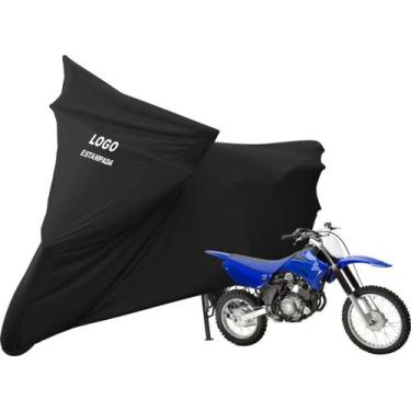 Imagem de Capa Para Proteger Moto Yamaha TT-R 125 Postagem Imediata - Mz, Preta